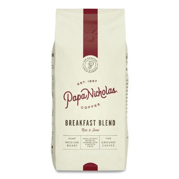 PapaNicholas Coffee 32006 Whole Bean Premium Coffee - Breakfast Blend