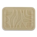 Food Trays & Liners | World Centric TRSC2SLLF 8.2 in. x 5.7 in. x 0.7 in. PLA Lined PFAS-Free Paper Fiber Trays - Natural (500/Carton) image number 0