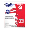 Resealable Bags | Ziploc 364899 1 Quart Ziploc Storage Bags (500/Carton) image number 0
