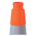 Traffic Safety | Tatco 35500 10.75 in. x 10.75 in. x 28 in. Traffic Cone - Orange/Silver/Black image number 3