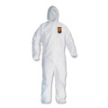 Hand Sanitizing Wipes | Ansell KCC 46114 A30 Elastic-Back and Cuff Hooded Coveralls - Extra Large, White (25/Carton) image number 0