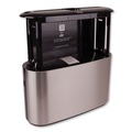 Towel Dispensers | Tork 302030 12.68 in. x 4.56 in. x 7.92 in. Xpress Countertop Towel Dispenser - Stainless Steel/Black image number 3