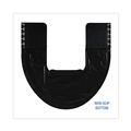 Safety Mats | Boardwalk PSCM-P-000I006M-00-21430 22 in. x 22 in. Non-Slip Rubber Commode Mat 2.0 Disposable Toilet Floor Mat - Black (6/Carton) image number 6