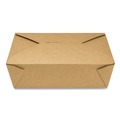 Food Containers & Lids | GEN KS10122 Reclosable 76 oz. Paper Take-Out Box - Kraft (200/Carton) image number 0