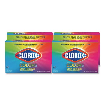 STAIN REMOVERS | Clorox 2 03098 49.2 oz. Stain Remover and Color Brightener Powder - Original (4/Carton)
