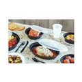 Food Containers & Lids | Pactiv Corp. NC718B Newspring VERSAtainer 6 in. Diameter 16 oz Plastic Microwavable Containers - Black/Clear (150/Carton) image number 6