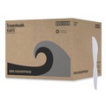 Disposable Knives | Boardwalk BWKKNIHWPPWIW Heavyweight Wrapped Polypropylene Knife - White (1000/Carton) image number 3