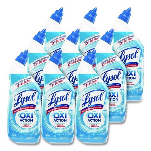 Toilet Bowl Cleaners | LYSOL Brand 19200-98011 24 oz Toilet Bowl Cleaner with Hydrogen Peroxide - Ocean Fresh Scent (9/Carton) image number 0