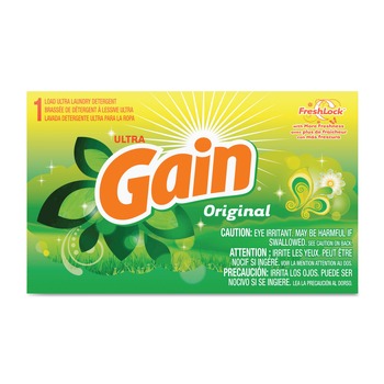  | Gain 49338 1.8 oz. Box Powder Laundry Detergent - Original Scent (156/Carton)