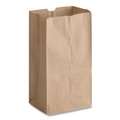 Grocery Bags | Ross & Wallace Paper Products 130302500PK/BL 4.13 in. x 2.63 in. x 7.88 in. #2 Size Extra-Heavy-Duty Grocery Paper Bags - Kraft (500/Bundle) image number 1