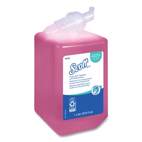 Soap Refills | Scott 91552 1000 mL Bottle Light Floral Scent Pro Foam Skin Cleanser with Moisturizers image number 0