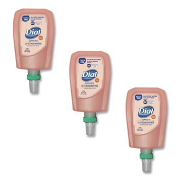  | Dial Professional 16674 1 Liter Antibacterial Foaming Hand Wash Refill for FIT Touch Free Dispenser - Original (3/Carton)
