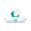 Hand Sanitizing Wipes | Pampers 80741436 1-Ply 6.8 in. x 7 in. Unscented Sensitive Baby Wipes - White (8/Carton) image number 2