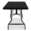 Table Covers & Skirts | Iceberg 16621 iGear 30 in. x 72 in. Polyester Fabric Table Top Cap Cover - Black image number 4