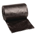 Low-Density Trash Bags | Boardwalk H3417RKKR01 4 Gallon 0.35 mil 17 in. x 17 in. Perforated Roll Low-Density Waste Can Liners - Black (50 Bags/Roll, 20 Rolls/Carton) image number 1