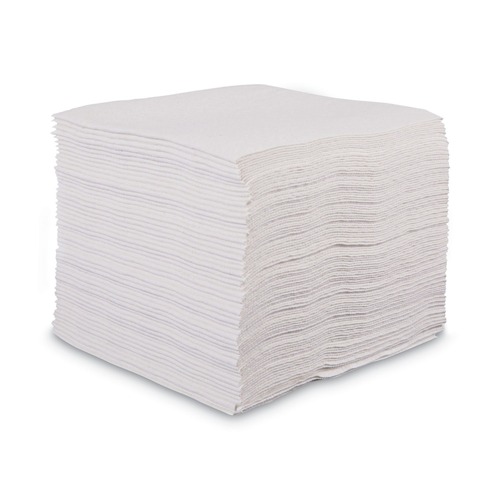 Cleaning Cloths & Wipes | Boardwalk BWK-V040QPW 12 in. x 13 in. DRC Wipers - White (1008/Carton) image number 0