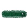 Mop Heads | Rubbermaid Commercial FGJ85500GR00 36 in. Looped End Microfiber Dust Mop Head - Green image number 2