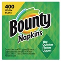 Luncheon Napkins | Bounty 80335351 12.1 in. x 12 in. 2-Ply Quilted Napkins - White (4/Carton) image number 2