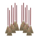Brooms | Boardwalk BWKBR10016 36 in. Overall Length Corn/Synthetic Fiber Bristles Corn/Fiber Brooms - Gray/Natural (12/Carton) image number 0