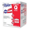 Resealable Bags | Ziploc 364899 1 Quart Ziploc Storage Bags (500/Carton) image number 2