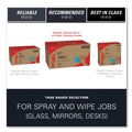 Perforated Roll & Hand Towels | WypAll 05123 L10 9.1 in. x 10.25 in. Windshield Towels - Light Blue (224/Pack, 10 Packs/Carton) image number 10