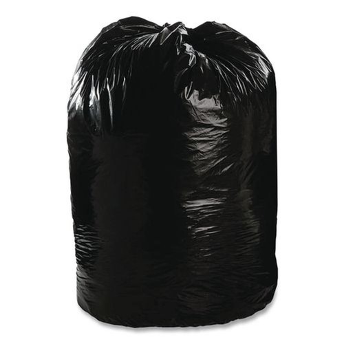 Low-Density Trash Bags | Stout by Envision T4349B15 43 in. x 49 in. 56-Gallon 1.5 mil. Total Recycled Content Plastic Trash Bags - Black/Brown (100/Carton) image number 0