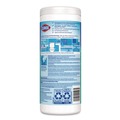 Cleaning Cloths & Wipes | Clorox 01593 7 in. x 8 in. 1-Ply Bleach Free Disinfecting Wipes - Fresh Scent, White (12 Canisters/Carton) image number 3