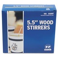 Straws/Stems/Sticks | AmerCareRoyal R810 5.5 in. Wood Coffee Stirrers (10000/Carton) image number 7