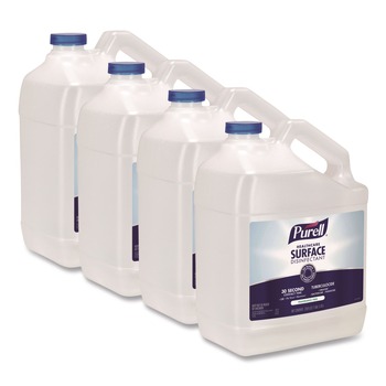 PURELL 4340-04 Healthcare 1 Gallon Surface Disinfectant - Fragrance-Free (4/Carton)
