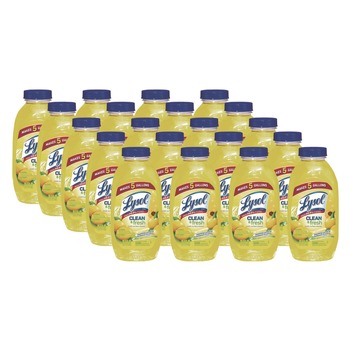 LYSOL Brand 19200-93805 10.75 oz. Bottle Clean and Fresh Multi-Surface Disinfectant Cleaner - Sparkling Lemon and Sunflower Essence (20/Carton)