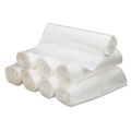 High-Density Trash Bags | Ultra Plus 1506991 43 in. x 48 in. 56-Gallon 16 mic. Can Liners - Natural (200/Carton) image number 0