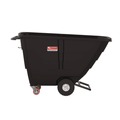 Cube & Tilt Trucks | Suncast Commercial RMTTLD504F1D 0.5 cu. Yd. 850 lbs. Capacity Light Duty Tilt Truck - Black image number 0