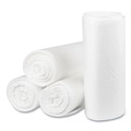 High-Density Trash Bags | Inteplast Group S386022N 60 gal. 22 microns 38 in. x 60 in. High-Density Interleaved Commercial Can Liners - Clear (25 Bags/Roll, 6 Rolls/Carton) image number 1