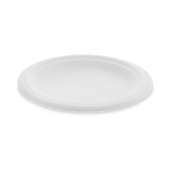 Pactiv Corp. MC500060001 EarthChoice Compostable Fiber-Blend 6 in. Bagasse Plate - Natural (1000/Carton)
