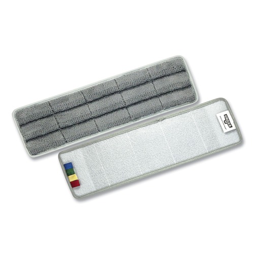Mop Heads | Unger UNGCLMFP OmniClean 16 in. Microfiber Pads - Gray (5/Pack) image number 0