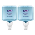Soap Refills | PURELL 7779-02 1200 ml Light Citrus Floral HEALTHY SOAP 0.5% BAK Antimicrobial Foam for ES8 Dispensers (2/Carton) image number 0