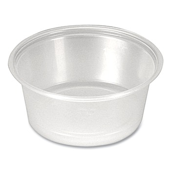 Fabri-Kal PPC150 1.5 oz Plastic Portion Cups - Clear (2500/Carton)