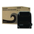 Towel Dispensers | Boardwalk T7470BKBW 13.25 in. x 10.25 in. x 16.25 in. Hands Free Mechanical Towel Dispenser - Black image number 1