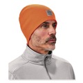 Head & Face Protection | Ergodyne 16814 N-Ferno 6812 One Size Fits Most Rib Knit Beanie - Orange image number 7