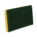 Scouring Pads & Sticks | 3M 74N 3.6 x 6 Niagara 1 in. Thick Medium Duty Scrubbing Sponge 74N - Yellow/Green (20/Carton) image number 2