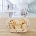Food Containers & Lids | Dart CH24DED ClearPac SafeSeal 24 oz. Domed Lid Plastic Tamper-Resistant/Evident Containers - Clear (200/Carton) image number 5