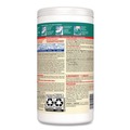 Cleaning Cloths & Wipes | Clorox 15949 7 in. x 8 in. 1-Ply Disinfecting Wipes - Fresh Scent, White (75/Canister, 6 Canisters/Carton) image number 3