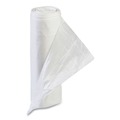 High-Density Trash Bags | Inteplast Group VALH3340N11 High-Density 33 Gallon 33 in. x 39 in. Commercial Can Liners - Clear (500/Carton) image number 2