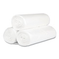 High-Density Trash Bags | Inteplast Group S386017N 60 gal. 17 microns 38 in. x 60 in. High-Density Interleaved Commercial Can Liners - Clear (25 Bags/Roll, 8 Rolls/Carton) image number 1