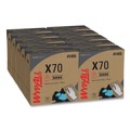 Perforated Roll & Hand Towels | WypAll 41455 X70 9-1/10 in. x 16-4/5 in. Cloths - White (100/Box 10 Boxes/Carton) image number 0