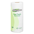 Perforated Roll & Hand Towels | Marcal PRO MAC 610 11 in. x 9 in. 2-Ply 100 Percent Premium Recycled Perforated Kitchen Roll Towels - White (15/Carton) image number 1