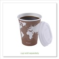 Cup Lids | Eco-Products EP-ECOLID-8 EcoLid PLA Renewable/Compostable 8 oz Hot Cup Lids - White (800/Carton) image number 6