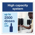 Soap Dispensers | Tork 571508 4.45 x 4.13 x 11.26 33 oz Bottle Foam Skincare Manual Dispenser - Black image number 6