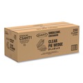 Food Containers & Lids | Dart C54HT1 Showtime 6.1 in. x 5.6 in. x 3 in. 6.67 oz. Plastic Pie Wedge Hinged Containers - Clear (250/Carton) image number 3