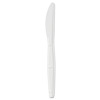 Dixie SSK21P SmartStock Series-B 6.3 in. Mediumweight Plastic Cutlery Knives Refill - White (40/Pack, 24 Packs/Carton)